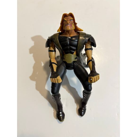 X men 2001 evolutions Sabretooth action figure motorcycle loose marvel - Picture 1 of 2